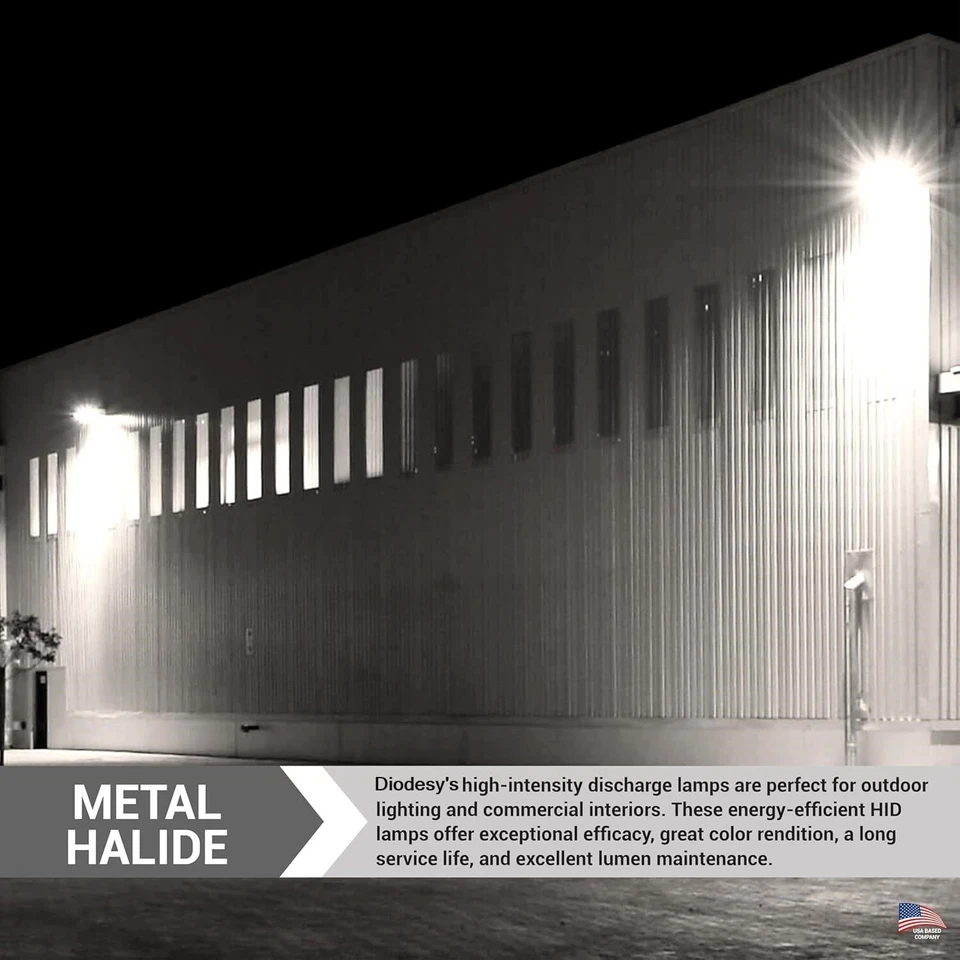 2Pack 175W Metal Halide ED17, E26, Probe Start, HID Elliptical, 4200K, 13000LM - Image 4 of 4