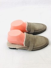 Lucky Brand Womens Size 8 Suede Faux Fur Lining Slippers Caydim Mule