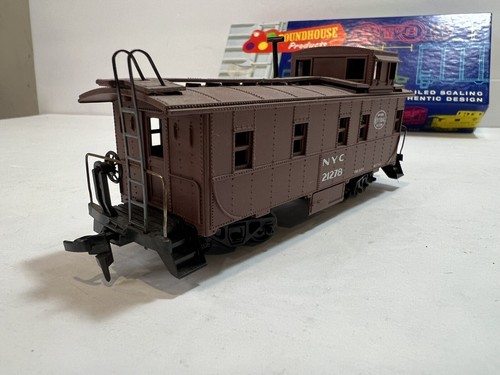 Roundhouse NYC & Hudson River ""Old Timer"" Caboose 3424 HO VINTAGE ECCELLENTE - Foto 4 di 9