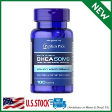 Puritan's Pride DHEA 50Mg, May Promote Sugar Metabolism, 100 Count