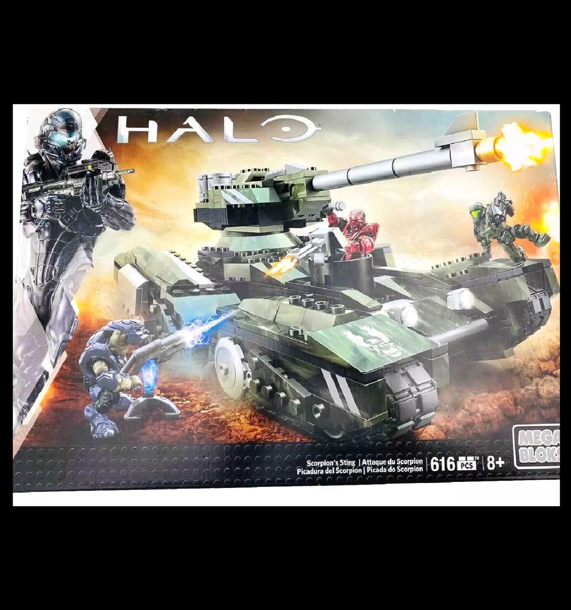 Mega Bloks Halo Scorpion's Sting Tank Brand New Sealed Box Free