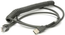 Zebra 15FT Shielded USB Cable Coiled