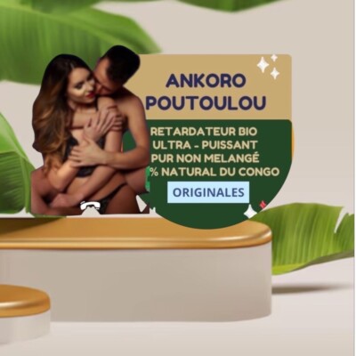 Poudre D'Ankoro Poutoulou Pur 100% Naturelle - Pour Endurance Et Vitalité - 20g + 7g Offert