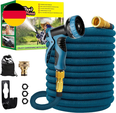 Water Hose Flexibler Gartenschlauch,Ausgedehnt 100Ft/30M,Wasserschlauch Flexibel