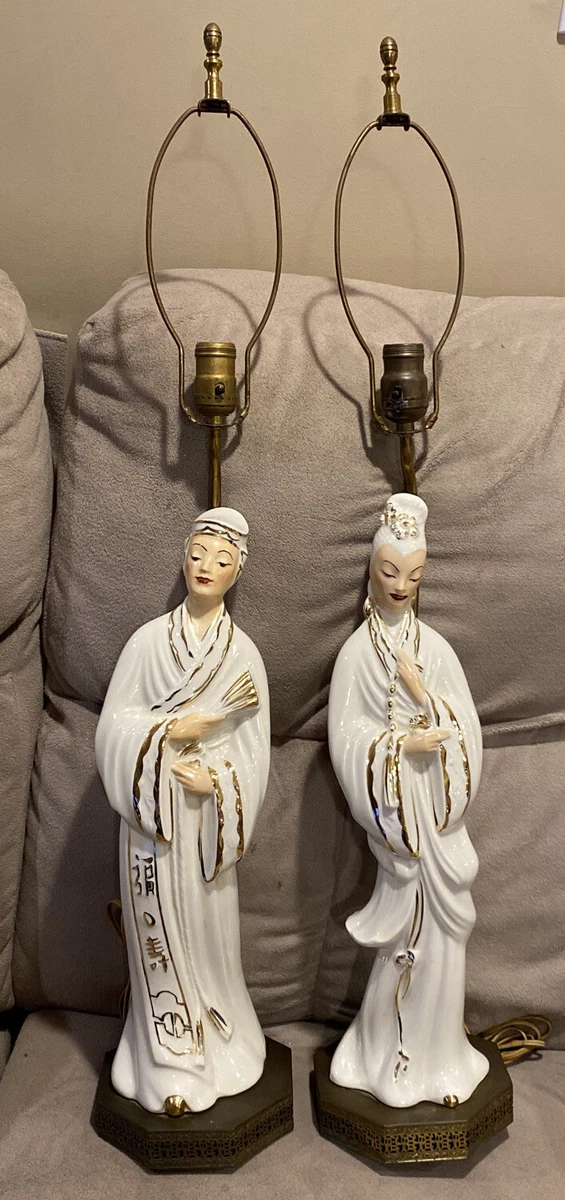 Antique oriental 2024 figurine lamps