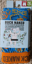 Duluth Trading Buck Naked Boxer Briefs Mens Size 2XL 44-46 Basketball Print