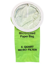 100 Replacement 6QT Proteam Bags Fit 6 Quart Backpack Vacuums