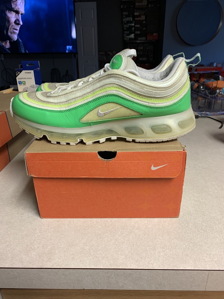 green orange yellow air max 97