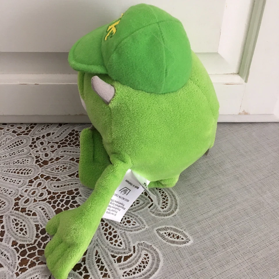 Monsters Inc Mike Wazowski One Eyed Monster Disney Pixar Movie Plush 9" Lovey - Image 3 of 4