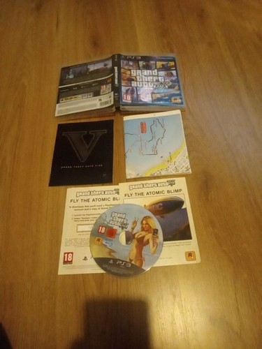 Jeu GTA V Grand Theft Auto 5 Version Française Pour PS3 PlayStation 3 - Bon état - Boîtier Et Instructions