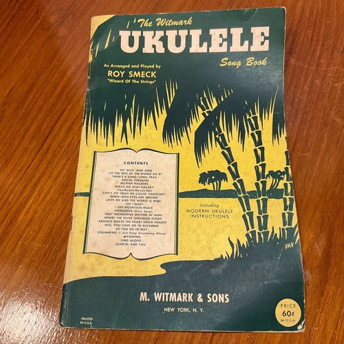 Vtg early 1900s The Witmark Ukulele Song Book Songs - When Irish Eyes Are Smilin