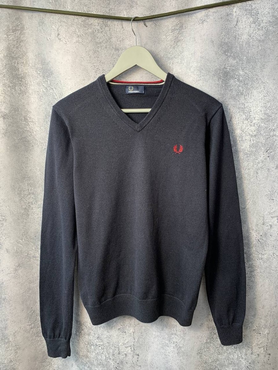 fred perry shawl neck sweater