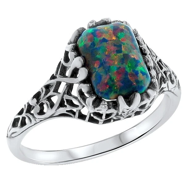 Anillos de Moda Negro 11 anillo de la Eternidad