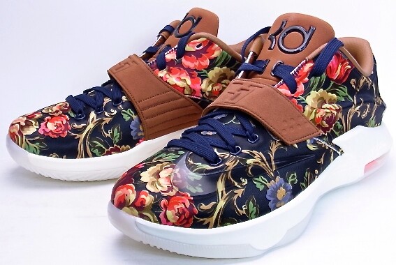 kevin durant floral shoes