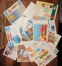 lotto di 15 cartoline lotteria- vari anni come nuove vedi foto