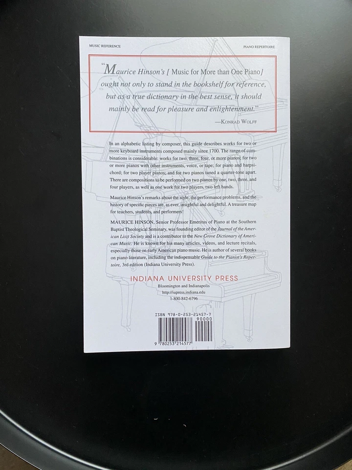 ‘NEW’ Music for More than One Piano: An Annotated Guide—M. Hinson | Paperback  - Image 2 of 2