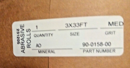 Aluminum Oxide 1/4" x 3" x 33' Scotch-Brite Type Clean & Finish Roll 90-0158-00 - Picture 14 of 15