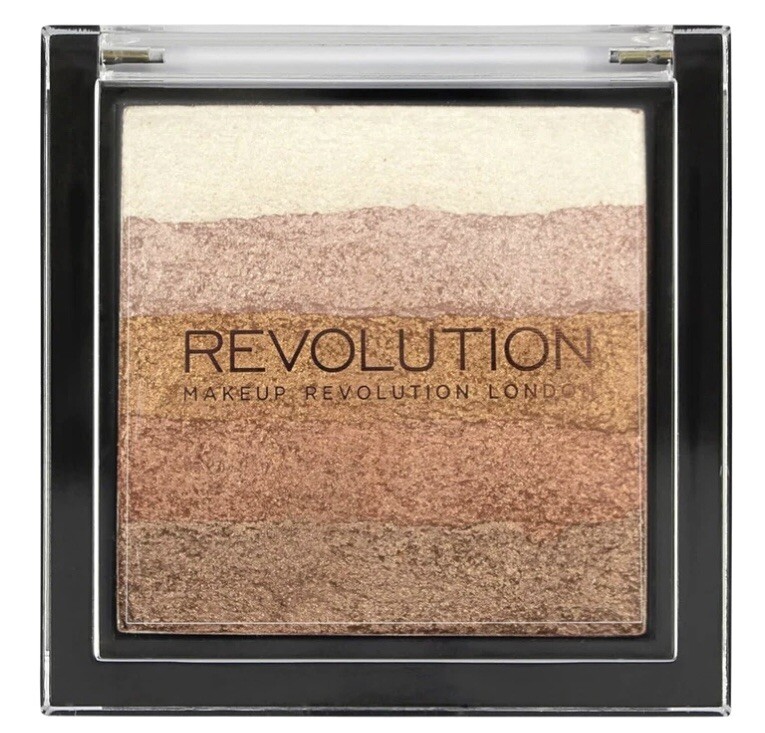NEW! Revolution Vivid Shimmer Bronze Kiss Brick Palette * Bo