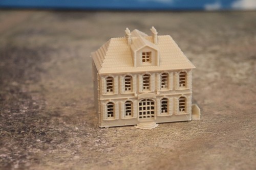 Town Hall Mairie 10mm 12mm 20mm 1:76 1:72 28mm Wargaming WW2 Normandy D-Day - Picture 9 of 10