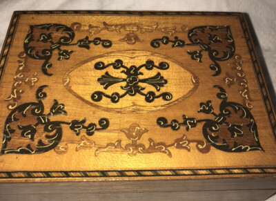 Swiss Music Box Premilex Wood Inlay Vintage Switzerland | eBay