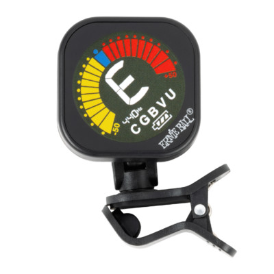Ernie Ball 9627 Protune USB-C Wiederaufladbarer Clip-on Chromatischer Tuner, Schwarz