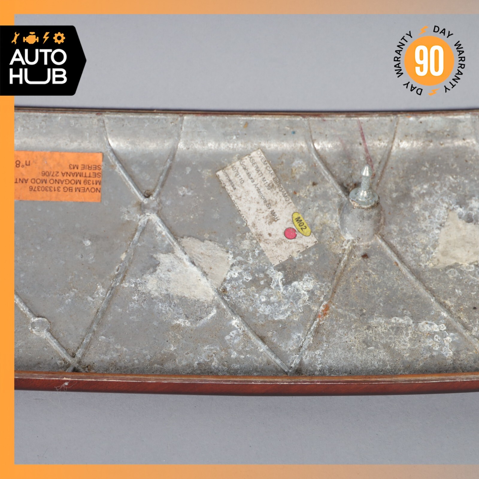 03-13 Maserati Quattroporte M139 Front Left Side Door Panel Trim Panel Wood OEM