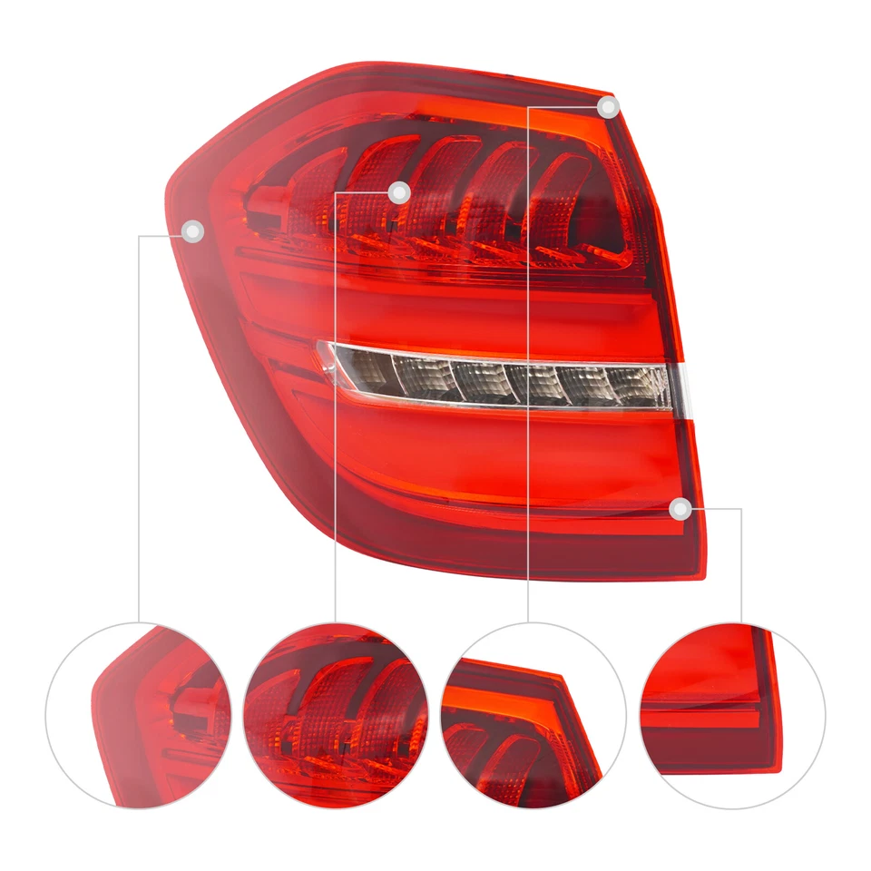 Left Outer Tail Light for 2017-2019 Mercedes-Benz GLS450 GLS550 GLS63 AMG Foto 4 de 4