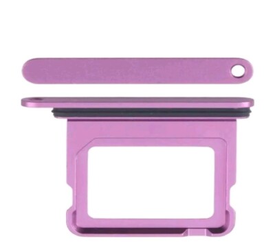 Apple iPhone 16+ Plus Pink DUAL Sim Karten Halter Tray Ersatzteil