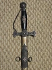 Antique Masonic Knights Templar Boston Commandery U.S. Civil War Victorian Sword