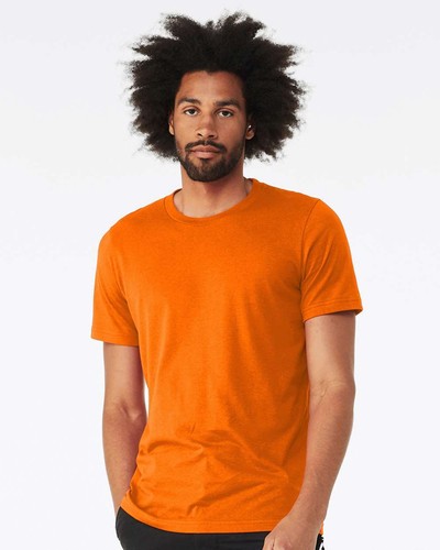 BELLA+CANVAS BC3001CVC Unisex Heather Neon CVC Crew Neck Stylish T-Shirt Tee - Picture 5 of 9