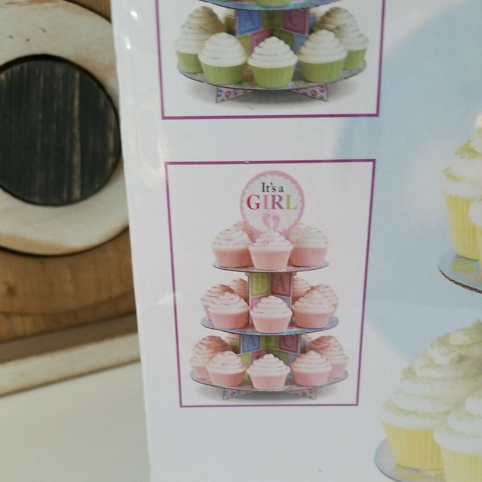 Soporte para cupcakes Wilton Baby Shower para niño o niña nuevo. Foto 3 de 4