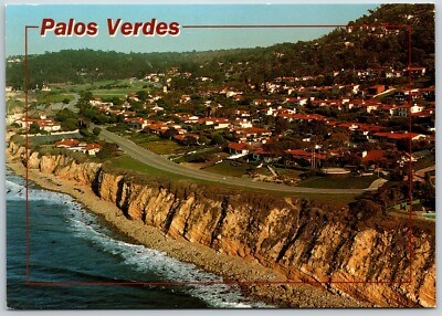 Palos Verdes Drive, Palos Verdes, California - Postcard