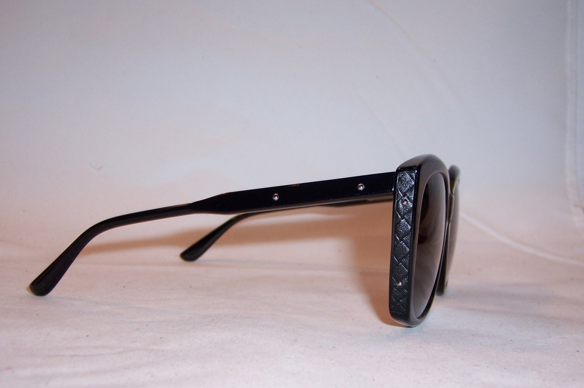 NEW BOTTEGA VENETA SUNGLASSES BV 0182S 001 BLACK/GRAY 