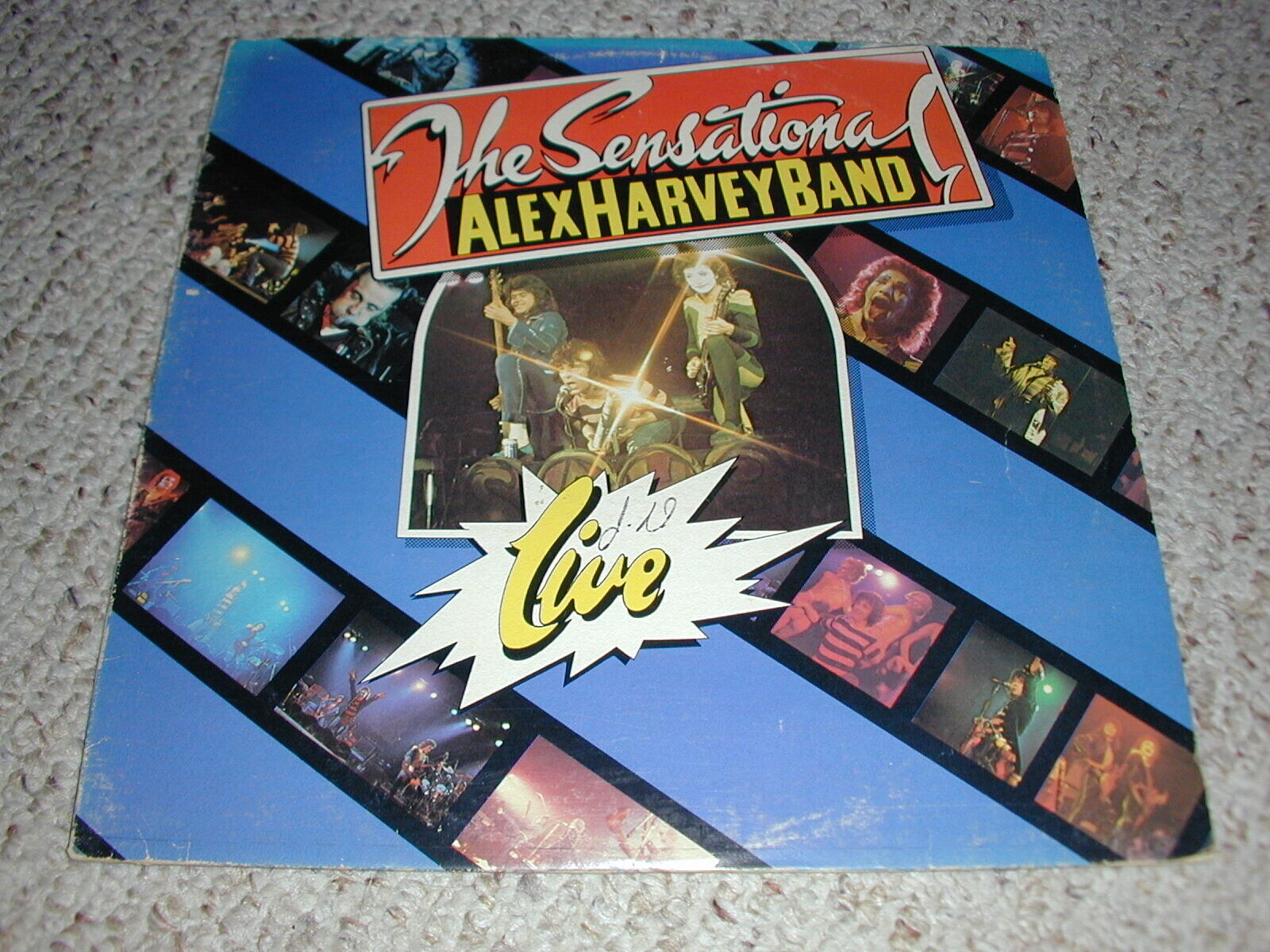 1975 THE SENSATIONAL ALEX HARVEY BAND LIVE LP ATLANTIC # SD 18148