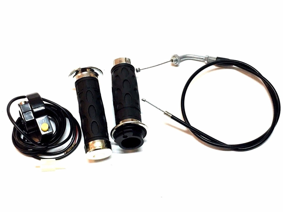 COMPLETE THROTTLE ASSEMBLY 43CC 49CC 2-STROKE CATEYE POCKET BIKE