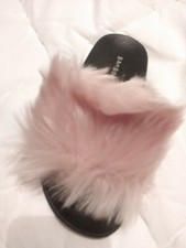 Pink Fur Slides