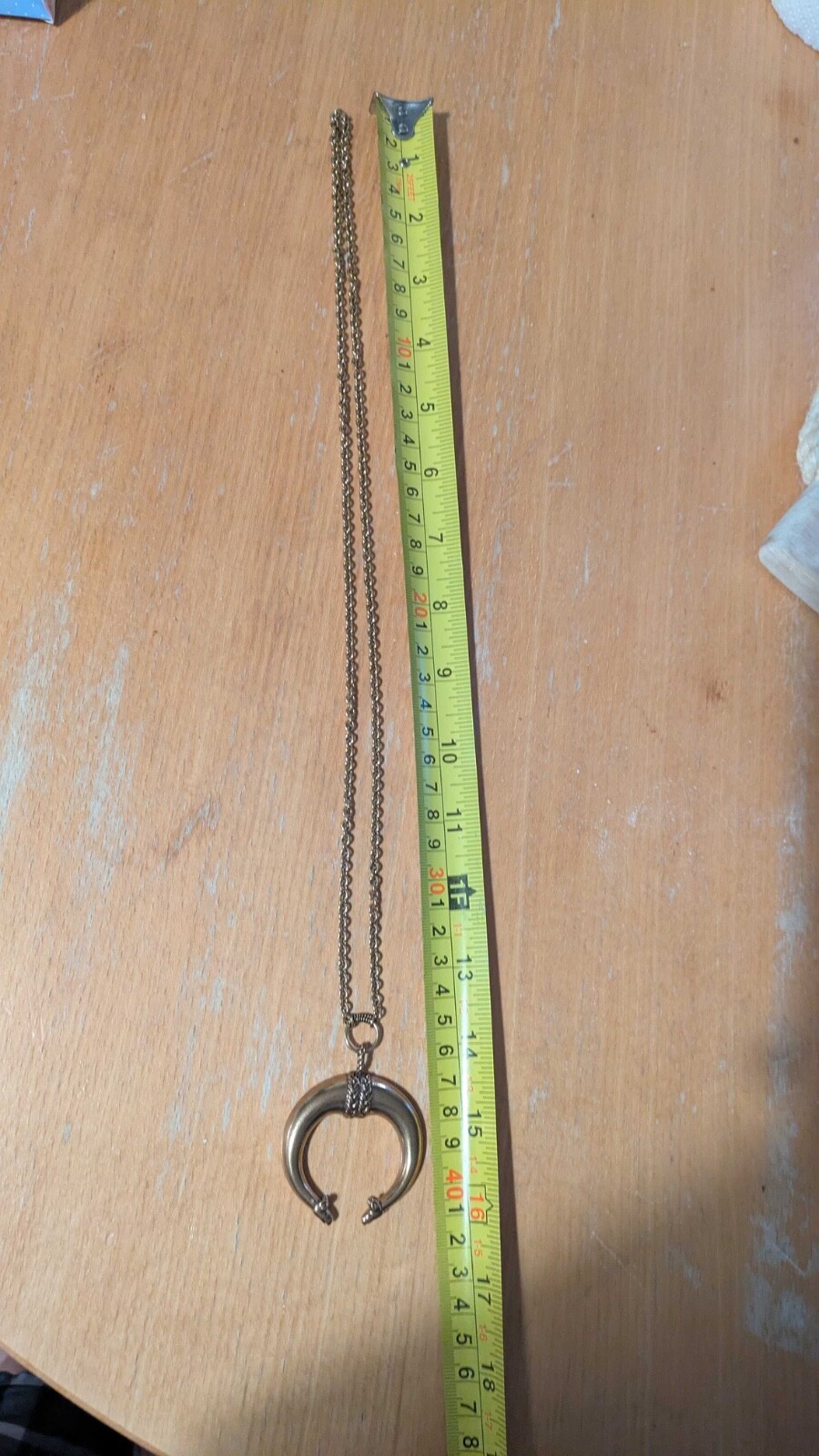 Vintage KALEVALA jewellery, necklage, Moose head "Hirvenpää", Bronze image 2