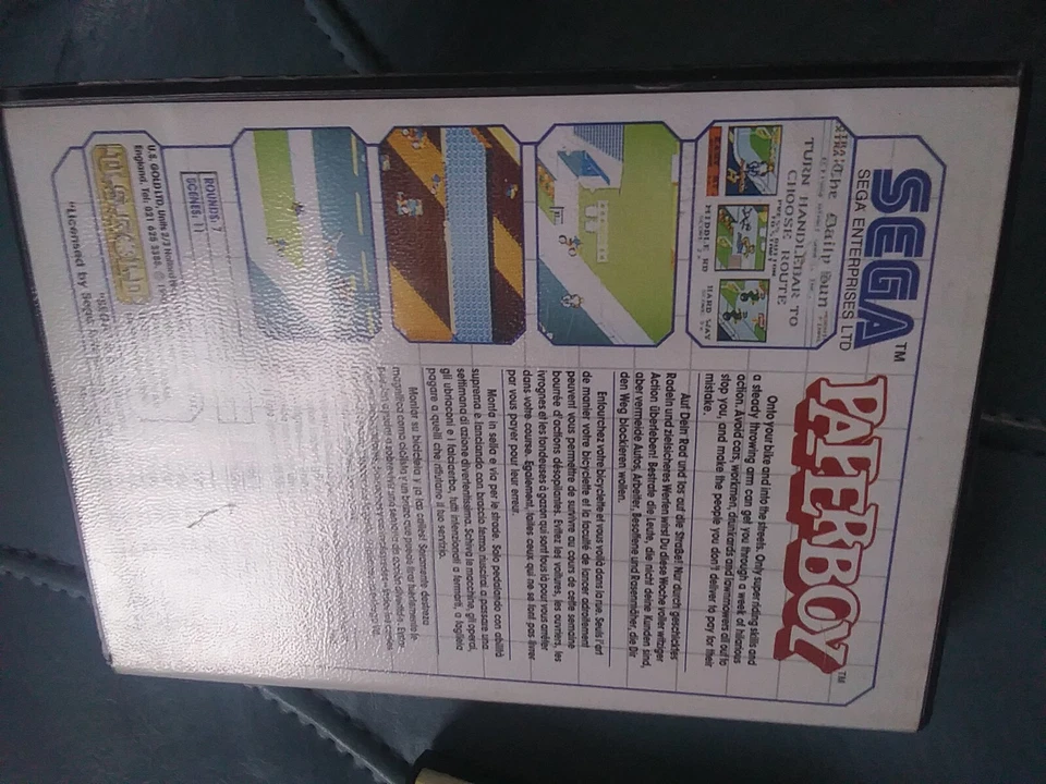Paperboy Sega Master System No Manual or Hangtab US seller UK version - Image 3 of 4