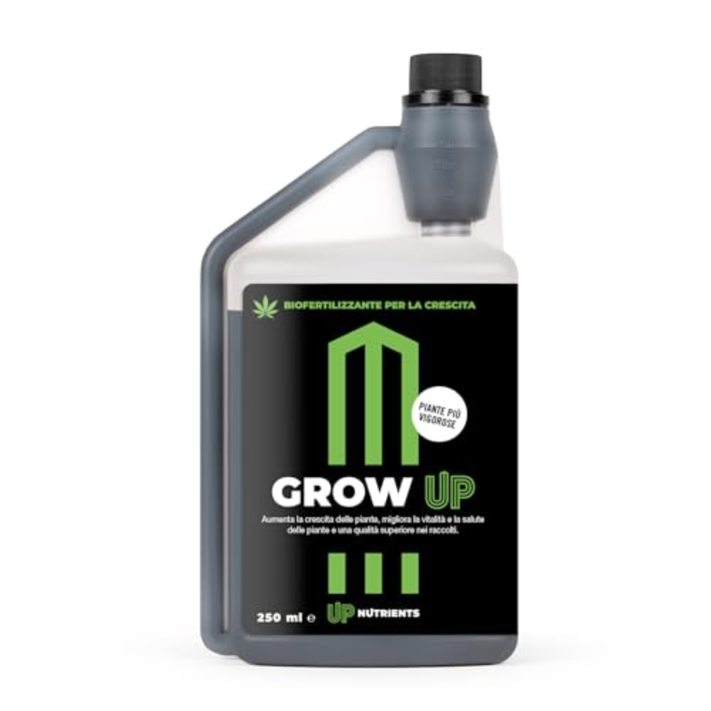 Bio Fertilizzante GROW UP Crescita di Piante e Colture 250 ml - Concime Stimolan