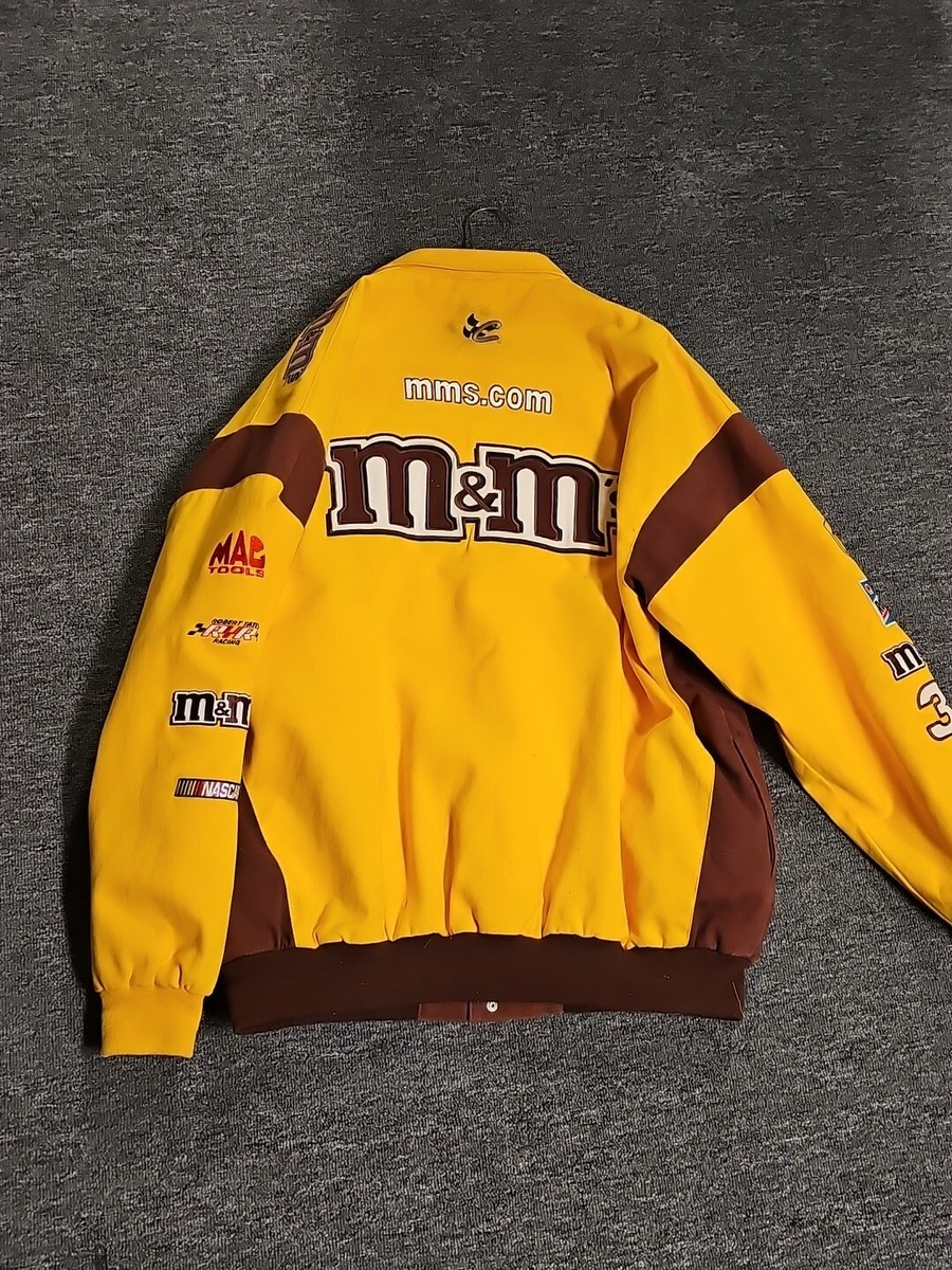 m&m's レーシングジャケット CHASE XL 古着 00s CHASE 「m&m's」 豪華 企業 刺しゅう レーシング