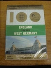 12/03/1975 England v Germany [At Wembley] . Any faults with item should be liste