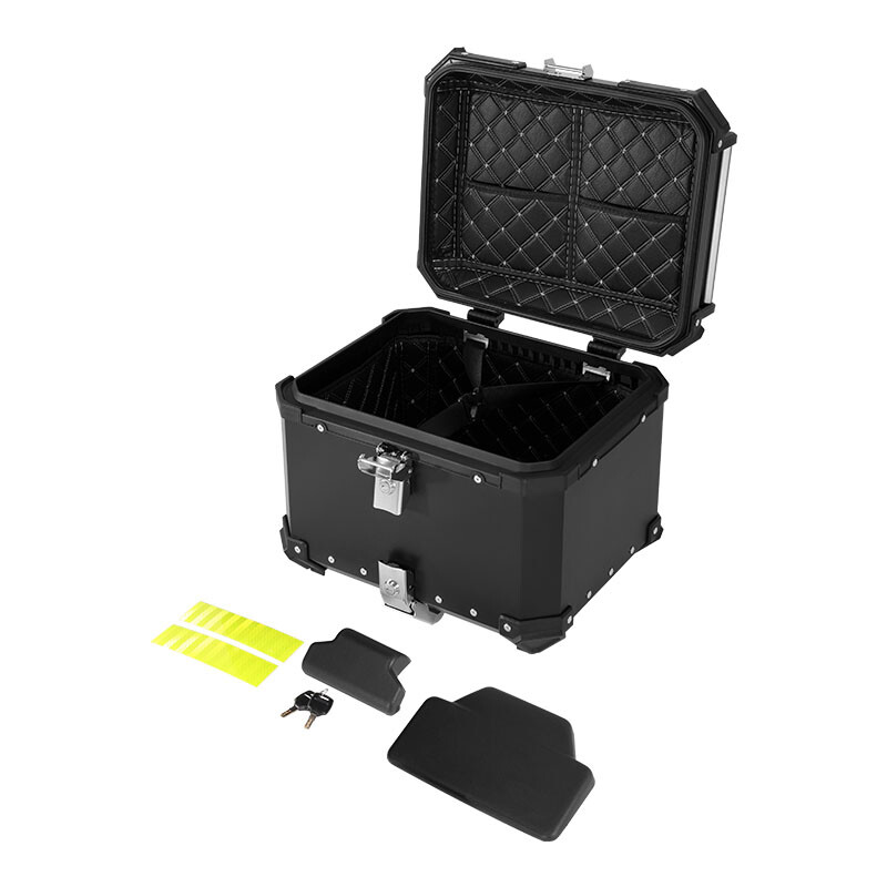 45L Trunk Top Case Tail Luggage Box Bag Fit For BMW R1300GS 2023-2025 Black