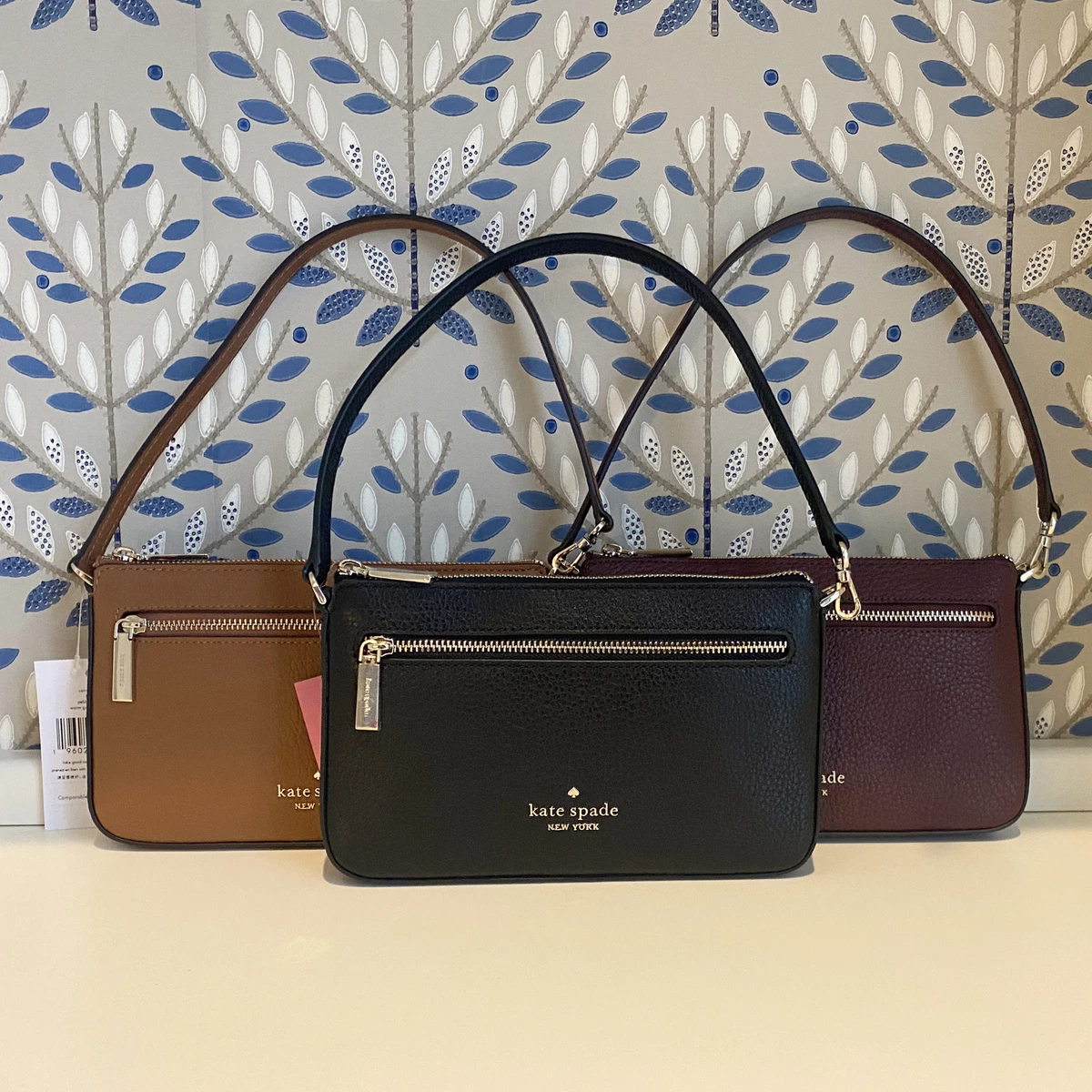 Kate Spade Leila Convertible Leather Wristlet Purse MSRP 159