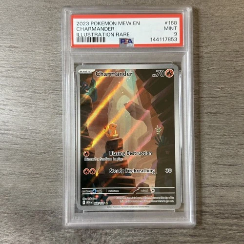 Charmander Illustration Rare PSA 9 - 2023 Pokemon Mew 151 EN #168
