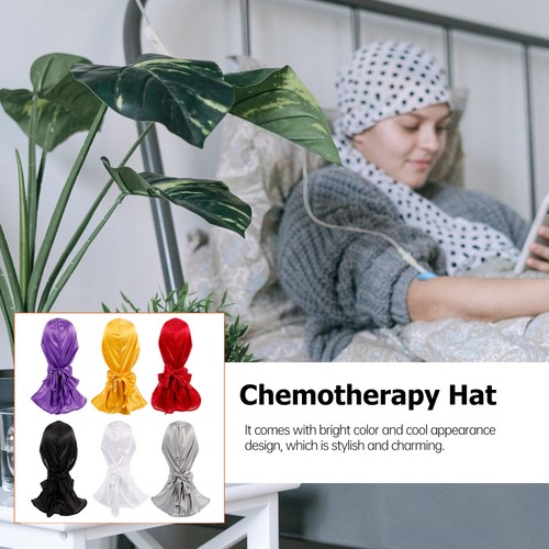 6pcs Multi-use Turban Head Wrap Long Hair Loss Head Wrap Caps - Picture 12 of 12