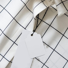 1000Pcs Price Tags, White Clothing Tags for Retail, Small Kraft Blank Tag for...