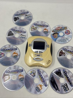 Hasbro 2004 Video Now Color Personal Player VideoNow Tested with 9 Discs Lot