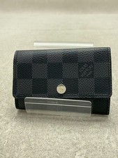LOUIS VUITTON Multicle 6 Damier Graphite Black PVC Black Monogram Men's
