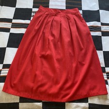 Vintage Union Made Plus Size Midi Skirt Pockets Size 18. Retro. Rockabilly.