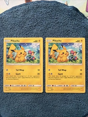 Pokemon - Pikachu 14/30 Non-Holo Sun & Moon Trainer Kit (2017)